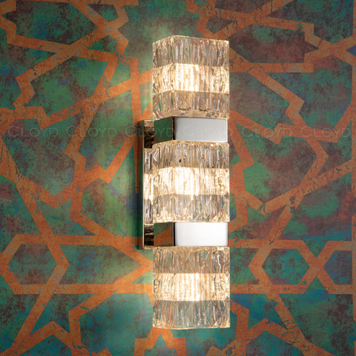 Бра Cloyd CORUND-A W3 / выс. 42 см - хром (арт.20273)