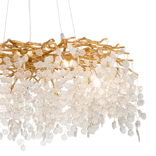 Люстра FTB006R-100 brass/clear фото 3