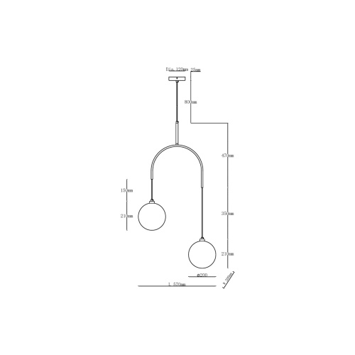 Подвесной светильник Vele Luce Freedom VL5544P02 фото 3