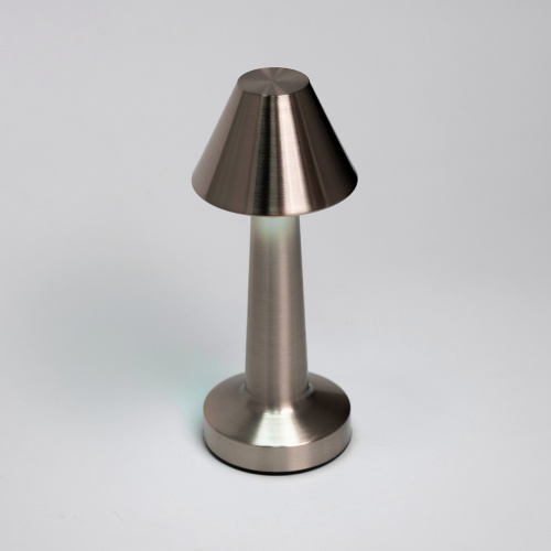 Настольный светильник Escada 10256/L LED*3W Nickel фото 3
