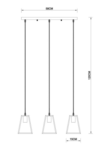 Подвесной светильник Arte Lamp Brussels A8030SP-3WH фото 2