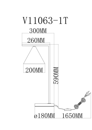 Лампа настольная Moderli V11596-1T Omaha фото 10