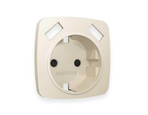 Лицевая панель розетки AMBRELLA VOLT OP3290