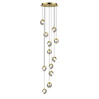 Подвесной светильник MD24001033-12A gold/clear