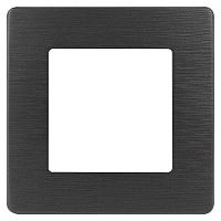 Рамка 1-постовая ЭРА 12 сатин графит 12-5101-12 Б0052505