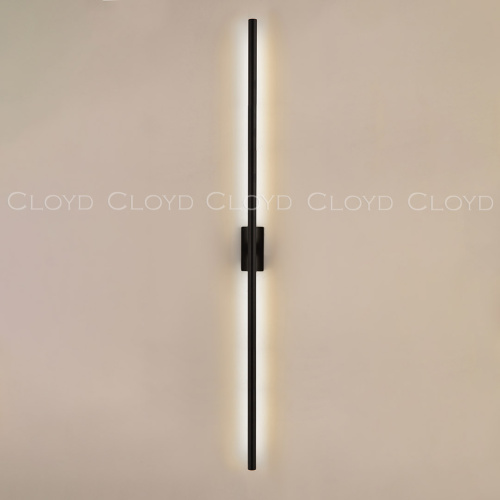 Бра Cloyd LINEAS-B W1 / выс. 100 см- 4000K - черный матовый (арт.20458)