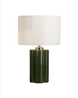 Зелёная настольная лампа "Туоми"