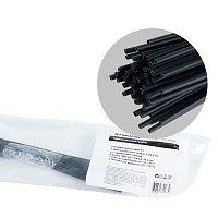 Термоусадочная трубка STEKKER HST-105-100BK, длина 100 см., коэф. усадки 2:1