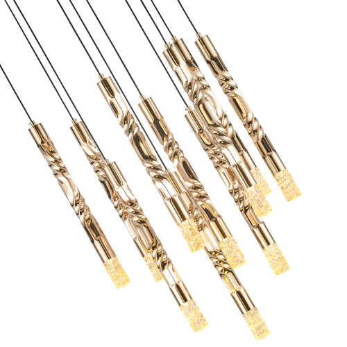 Подвесной светильник OM2365-F1 gold фото 3