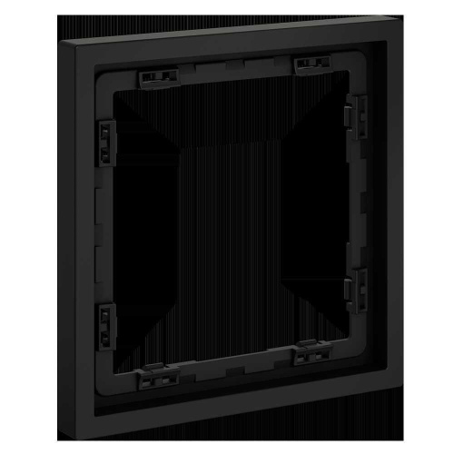 Рамка пластиковая Voltum S70 на 1 пост, (черный матовый) VLS100108 Рамка пластиковая Voltum S70 на 1 пост, (черный матовый) VLS100108