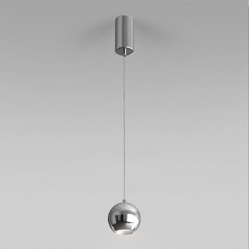 Подвесной светодиодный светильник 50215/1 LED хром фото 2