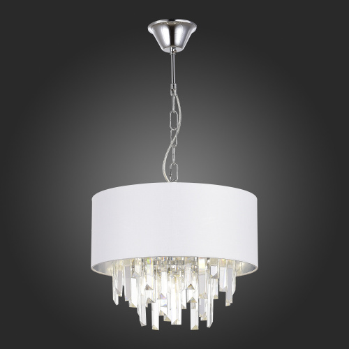 SLE1120-103-05 Светильник подвесной Хром/Белый E14 5*40W DAHLIA фото 5