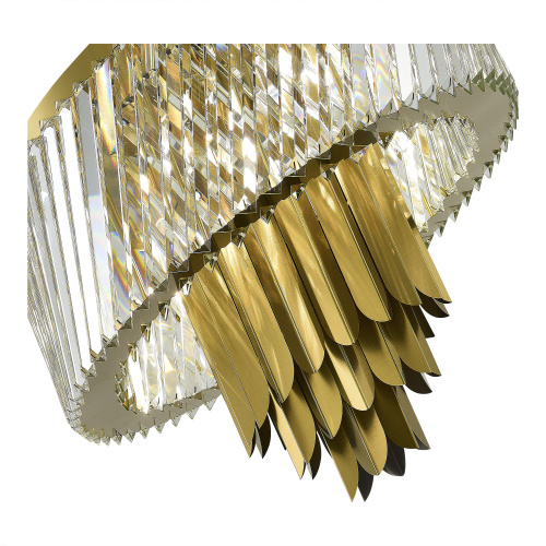 SL1635.302.09 Люстра потолочная ST-Luce Латунь/Прозрачный E14 9*40W NARI фото 3