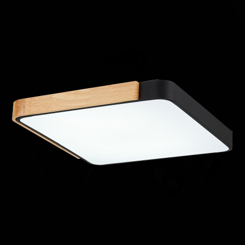 SLE201242-01 Светильник потолочный Черный, Светлое дерево/Белый LED 1*42W 3000K/4000K/6000K FESTA фото 8