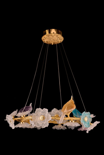 Люстра подвесная Sauvage FL1099-24P фото 3