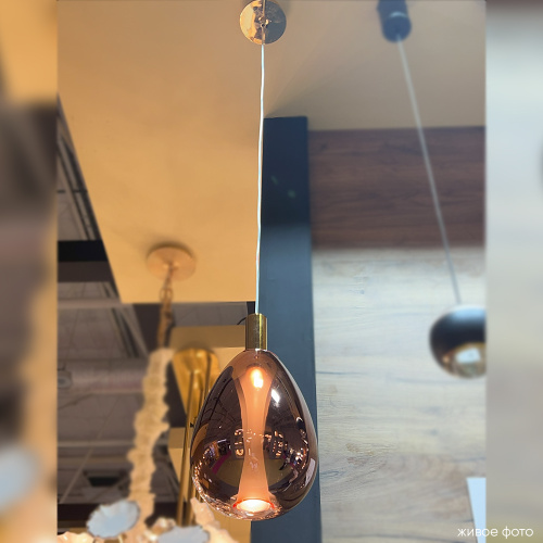Светильник подвесной Crystal Lux GAUDI SP4W LED COPPER фото 7