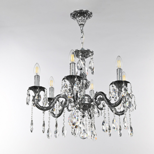 Люстра с хрустальными подвесками AL79101/6/175 A NB Bohemia Ivele Crystal (Богемия Ивеле Кристалл) фото 5 Люстра с хрустальными подвесками AL79101/6/175 A NB Bohemia Ivele Crystal (Богемия Ивеле Кристалл) фото 5