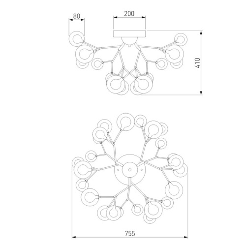 Потолочная люстра Bogates 544 фото 4