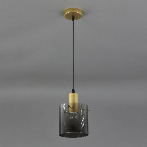 Подвесной светильник Escada 1104/1S E27*40W Gold/Black фото 2