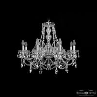 Люстра хрустальная 1411/8/240 Ni Bohemia Ivele Crystal (Богемия Ивеле Кристалл)