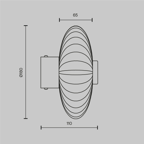 Настенный светильник (бра) Maytoni MOD555WL-L4CH4K фото 6