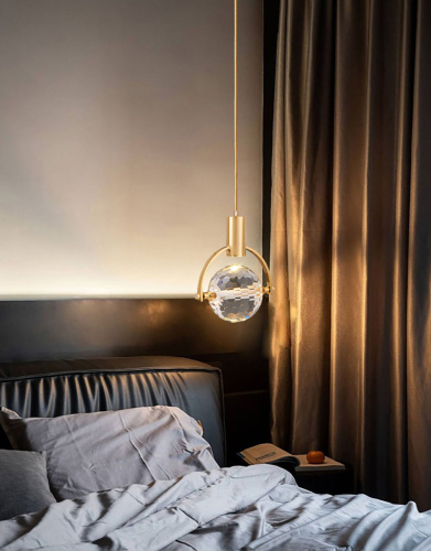 Подвесной светильник 2121P/A brass/clear фото 2