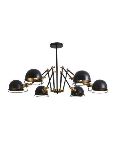 Подвесной светильник Lumina Deco Valmonti LDP D015-6 BK