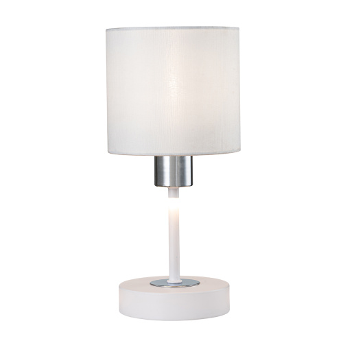 Настольный светильник Escada 1109/1 E14*40W White/Silver Настольный светильник Escada 1109/1 E14*40W White/Silver