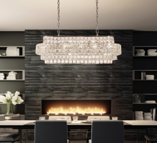 Люстра подвесная Majeste Chrome FL1059-17P фото 4