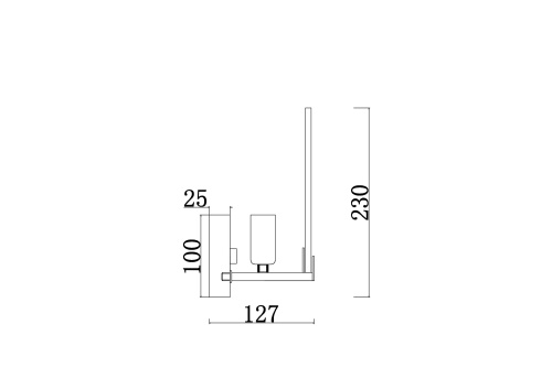 Настенный светильник (бра) Freya FR5197WL-01BS фото 4