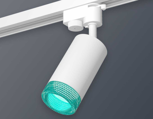 Комплект трекового светильника Ambrella light Track System XT6322083 SWH/BL белый песок/голубой (A2520, C6322, N6153) фото 2