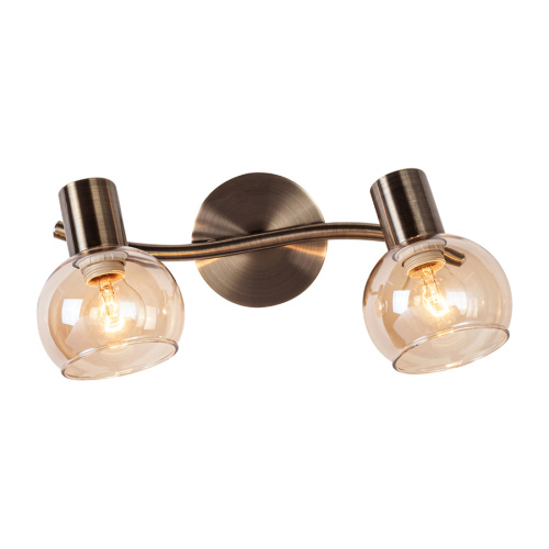 Настенный светильник Escada 662/2A E14*60W Antique brass