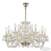 Люстра хрустальная 119/10+5/240 G Bohemia Ivele Crystal (Богемия Ивеле Кристалл)