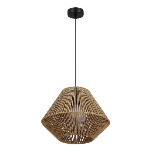 SLE6025-603-01 Светильник подвесной бежевый/черный E27 1*40W ETTAN фото 5