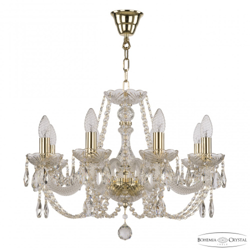 Люстра хрустальная 101/8/195 G Bohemia Ivele Crystal (Богемия Ивеле Кристалл) Люстра хрустальная 101/8/195 G Bohemia Ivele Crystal (Богемия Ивеле Кристалл)