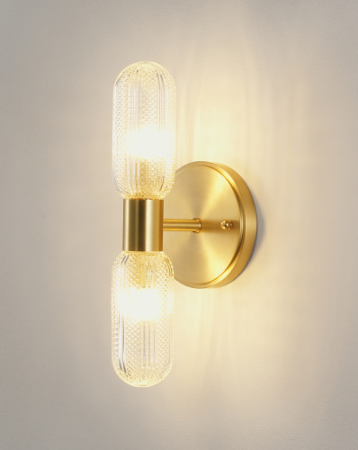 Светильник настенный Moderli V11018-2W Brass фото 10