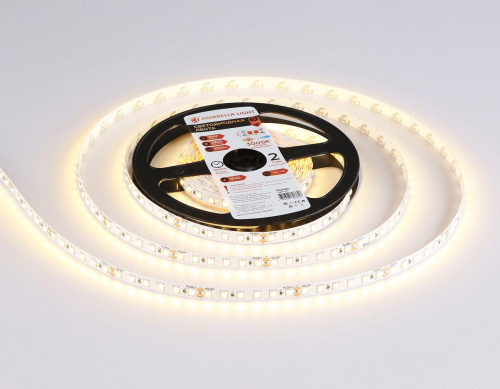 Светодиодная лента Ambrella Light 10W/m 120LED/m 2835SMD теплый белый 5M GS3101 фото 9