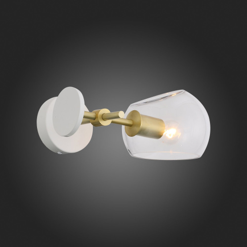 SL434.201.01 Бра ST-Luce Латунь/Прозрачный E14 1*40W CALMARE фото 6