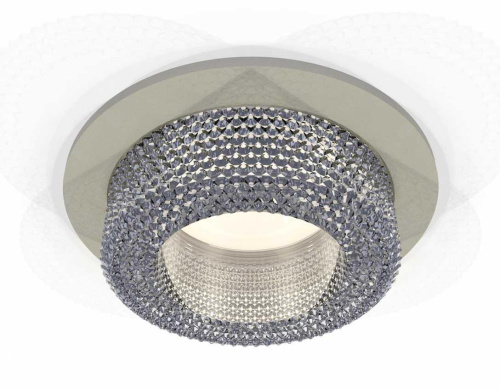 Комплект встраиваемого светильника Ambrella light Techno Spot XC7623020 SGR/CL серый песок/прозрачный (C7623, N7191)