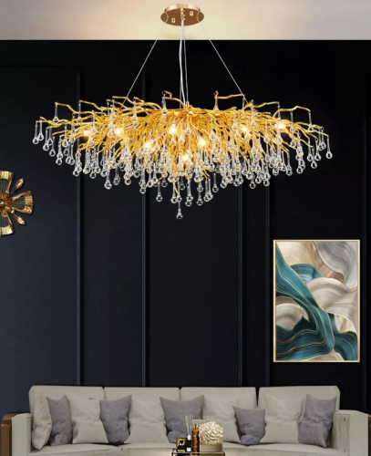 Люстра XX19001-150 gold фото 3 Люстра XX19001-150 gold фото 3