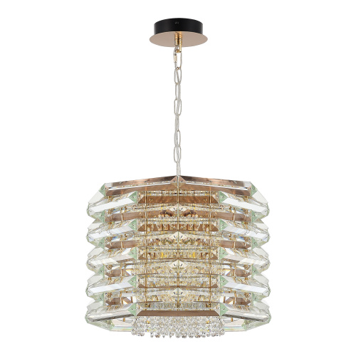 SL6137.203.08 Светильник подвесной ST-Luce медь/прозрачный E14 8*40W STROZZI фото 6