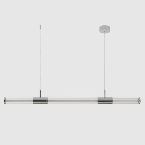 Светильник подвесной Crystal Lux LINEUP SP24W LED CHROME фото 2 Светильник подвесной Crystal Lux LINEUP SP24W LED CHROME фото 2
