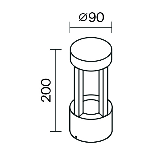 Уличный настенный светильник Outdoor O458WL-L9GF3K фото 8