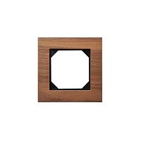 Рамка 1-постовая Liregus Epsilon орех 28-2251