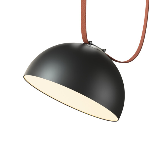DK5563-BK Cветильник для трека-ремня Belty, серия Flow со светодиодом, D300*H171мм, 48V DC, 28W, RA90, 120°, 3000K, IP20, черный, алюминий фото 3