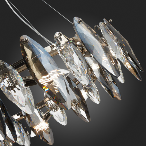 SL1227.103.08 Люстра подвесная ST-Luce Никель/Прозрачный E14 8*40W ANCONA фото 3