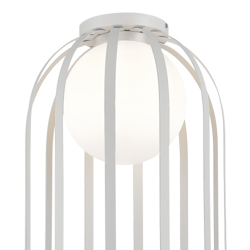 SL6129.502.01 Светильник потолочный ST-Luce Белый/Белый E27 1*60W NORDIC фото 4