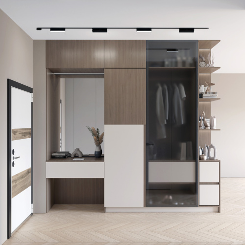 DK5363-BK Светильник для трека Air, серия Linear 2700-6500 со светодиодом, L230*W26*H60мм, 48V DC, 9W, RA?90, 120°, 2700-6500K, IP20, черный, алюминий фото 3