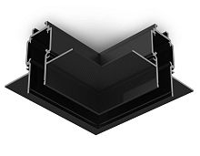 Коннектор угловой для встраиваемого шинопровода под ГКЛ Ambrella Light TRACK SYSTEM GL1971