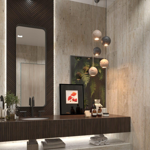 Подвесной светильник Odeon Light Hightech Travertino 6626/1L фото 2